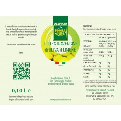 Extravergine aromatizzato al Limone bottiglia assaggio